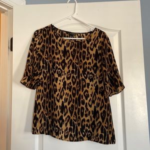 The Limited Cheetah print blouse